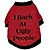 tanie Ubrania dla psów-Kot Psy T-shirt Kwiatowy / Roślinny Moda Ubrania dla psów Oddychający Czarny Czerwony Kostium Bawełna XS S M L XL XXL