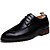cheap Men&#039;s Oxfords-Men&#039;s Dress Shoes Synthetic Spring / Fall Oxfords Brown / Black / Block Heel / Lace-up / Comfort Shoes