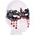 זול תכשיטים לשיער-סגנון Sey מסיכה שחורה / תחרה לבנה עבור מסכות masker קישוט למסיבת ליל כל הקדושים