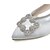 cheap Wedding Shoes-Women&#039;s Satin Spring / Summer / Fall Flat Heel Rhinestone Silver / Blue / Purple / Wedding / Party &amp; Evening