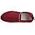 preiswerte Herrenpantoletten &amp; -slipper-Herrn Frühling / Herbst Komfort Normal Loafers &amp; Slip-Ons Walking Stoff Schwarz / Rot / Blau