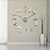 preiswerte Wanduhren zum Selbermachen-Wandtattoo Dekorative Wand Sticker Uhren Sticker - 3D Wand Sticker Mode Repositionierbar Abziehbar
