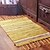 olcso Lábtörlők és szőnyegek-terület szőnyegek Sárga Klasszikus Pamut