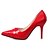 olcso Női magas sarkú cipők-Magassarkú-Stiletto-Női cipő-Magassarkúak-Alkalmi-PU-Fekete / Piros / Narancssárga / Vörös / Sötétvörös / Mustár