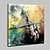 voordelige Olieverfschilderijen-Hang-geschilderd olieverfschilderij Handgeschilderde - Stilleven Modern Met Frame / Uitgerekt canvas
