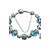 abordables Bracelet-Femme Charmes pour Bracelets / Bracelets de rive - Plaqué argent Chouette Perlé, Européen, Durable Bracelet Bleu / Rose / Bleu clair Pour Soirée / Quotidien / Décontracté