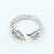 ieftine Inele-1 buc Band Ring degetul mare For Pentru femei Zirconia cubică diamant mic Petrecere Nuntă Casual Zirconia cubică Aliaj Frunze Inimă Auriu Argint Transparent / Zilnic