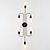 billige Sputnikdesign-6-lys 87 (34.8 ‘‘) mini-stil monteringslamper metalmalede finish rustik / lodge / vintage / moderne moderne 110-120v / 220-240v