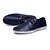 cheap Men&#039;s Slip-ons &amp; Loafers-Men&#039;s Loafers &amp; Slip-Ons Comfort Cowhide Summer Casual Walking Flat Heel White Brown Blue