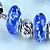 זול שרשרת אופנתית-בגדי ריקוד נשים שרשרת גדילים אופנתי חמוד מקסים כחול שרשראות תכשיטים עבור יומי קזו&#039;אל