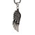 cheap Necklaces-Retro Fashion Personality Angel Wings Feather Pendant