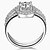 preiswerte Ringe-Ringe Modisch Hochzeit Schmuck Sterling Silber Damen Statementringe 1 Set,5 / 6 / 7 / 8 / 9 / 8½ / 9½ / 4 Silber