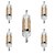 preiswerte Leuchtbirnen-R7S LED Mais-Birnen T 104 SMD 3014 800 lm Warmes Weiß Kühles Weiß Wasserfest Dekorativ AC 220-240 V 5 Stück