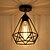 abordables Plafonniers-1 lumière 20 cm (7,8 pouces) Mini style plafonnier lanterne en métal Finitions peintes rétro 110-120V / 220-240V / E26 / E27