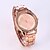 cheap Fashion Watches-Women&#039;s Fashion Watch Quartz Stainless Steel Silver / Gold / Rose Gold Casual Watch Analog Luxury Sparkle - Golden Rose Gold Silver One Year Battery Life / Tianqiu 377