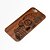 cheap Cell Phone Cases &amp; Screen Protectors-Case For iPhone 6s Plus iPhone 6 Plus iPhone 6s iPhone 6 iPhone 6 iPhone 6 Plus Embossed Back Cover Skull Hard Wooden for iPhone 6s Plus