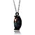 abordables Collier-Colliers Tendance Pendentif de collier / Pendentif Bijoux Quotidien / Décontracté A la Mode Acier inoxydable Noir 1pc Cadeau