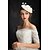 voordelige Bruiloft Zendspoel-vlas kanten net fascinators zendspoel klassieke vrouwelijke stijl