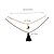 preiswerte Halsketten-Damen Halsketten Pendant Halskette Mehrlagig Anker Quaste Retro Modisch Stoff Aleación Schwarz Modische Halsketten Schmuck Für Hochzeit Party Alltag Normal Arbeit