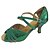 voordelige Latin dansschoenen-Dames Latin dansschoenen Salsa dansschoenen Sandalen Speciale hak Groen Gesp