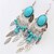 cheap Earrings-Bohemian Fashion Beads Oval Earrings Classical Feminine Style