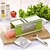 billige Frugt- og grøntredskaber-1 stk Peeler &amp; rivejern For For Vegetable / For frugt Rustfrit stål Creative Kitchen Gadget / Høj kvalitet