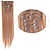 voordelige Clip-in-extensies-clip in extensions synthetisch haar 6st 16clips zwart/blond /highlight