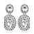 preiswerte Ohrringe-Damen Kristall Tropfen-Ohrringe Klassisch Zirkonia Silber Ohrringe Schmuck Silber Für Party 1pc