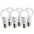 abordables Ampoules électriques-E26/E27 Ampoules Globe LED A60(A19) 1 COB 560-630 lm Blanc Chaud Blanc Froid Décorative AC 100-240 V 6 pièces