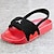cheap Boys&#039; Shoes-Boys&#039; Shoes Microfiber Summer Comfort Slippers &amp; Flip-Flops Flat Heel Buckle Black / Red