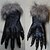 preiswerte Zubehör für Halloween-Party-Halloween Horror Teufel Handschuhe Partei Wolf Handschuhe Werwolf Wolf Pfoten Krallen Cosplay Handschuhe gruselige Kostüm Theater