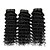 baratos Extensões de Cabelo com Cor Natural-4 pacotes Cabelo Indiano Onda Profunda Weave Curly Cabelo Humano Cabelo Humano Ondulado Tramas de cabelo humano Extensões de cabelo humano / 8A