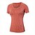 baratos Novo em-Mulheres Camiseta de Corrida Manga Curta Respirável Secagem Rápida Compressão Ioga Treino de Ginástica Exercite-se Fitness Exercício Roupa de esporte camuflagem Camiseta Pulôver Blusas Preto Roxo