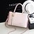 cheap Handbag &amp; Totes-Women Bags Fall PU Shoulder Bag with Ruffles for Shopping Casual Formal Outdoor Office &amp; Career White Black Silver Blue Blushing Pink