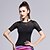 cheap Latin Dancewear-Latin Dance Tops Women&#039;s Performance Lace Milk Fiber Lace Short Sleeve Natural Top