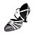 cheap Ballroom Shoes &amp; Modern Dance Shoes-Women&#039;s Modern Shoes / Ballroom Shoes Leather Buckle Heel Buckle Chunky Heel Non Customizable Dance Shoes Silver