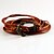 cheap Men&#039;s Bracelets-Men&#039;s Wrap Bracelet / Leather Bracelet - Leather Bohemian, Fashion Bracelet Brown / Dark Red / Dark Brown For Party / Daily / Casual