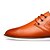 baratos Sapatos Oxford para Homem-Masculino Oxfords Couro Verão Casual Caminhada Elástico Rasteiro Preto Marron Vermelho