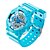 Χαμηλού Κόστους Αθλητικά Ρολόγια-SANDA Ανδρικά Αθλητικό Ρολόι / Ψηφιακό ρολόι Συναγερμός / Ημερολόγιο / Ανθεκτικό στο Νερό καουτσούκ Μπάντα Μαύρο / Λευκή / Μπλε / Φωτίζει / LCD / Διπλές Ζώνες Ώρας / Χρονόμετρο