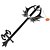 cheap Videogame Cosplay Accessories-Weapon Inspired by Kingdom Hearts Sora Anime / Video Games Cosplay Accessories Sword / Weapon ABS Men&#039;s / Women&#039;s 855
