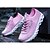 billige Treningsko til kvinner-kvinners joggesko tyll flat hæl komfort mote joggesko atletisk blå / rosa / fuchsia