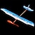זול צעצועי ספורט-DIY Rubber Band Powered Glider Inertial Plane Model Intelligent Toy