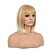cheap Synthetic Trendy Wigs-Synthetic Wig Straight Wavy Straight Bob Wig Blonde Short Blonde Synthetic Hair Women&#039;s Ombre Hair Blonde