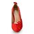 זול נעלי עקב לנשים-בלרינה\עקבים-נשים-נעלי חתונה-עקבים / שפיץ-חתונה / שמלה / מסיבה וערב-אדום