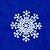 cheap Dog Clothes-Cat Dog Shirt / T-Shirt Snowflake Christmas Dog Clothes Breathable Blue Costume Cotton XS S M L