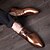 cheap Men&#039;s Oxfords-Men&#039;s Shoes Customized Materials Wedding / Party &amp; Evening Oxfords Wedding / Party &amp; Evening Heel Lace-upBlack /Gold