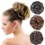 preiswerte Chignons/Haarknoten-lockig Braut updo Chignon flauschigen Brötchen synthetischen Haarverlängerungen Stücke für schwarze Frauen mehr Farben