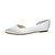 abordables Chaussures de mariée-Femme Chaussures de mariage Mariage Soirée &amp; Evénement Appartements de mariage Chaussures de mariée Chaussures de demoiselle d&#039;honneur Eté Talon Plat Satin Ivoire Noir Blanc