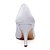 abordables Chaussures de mariée-Femme Printemps / Eté Talon Aiguille Mariage Habillé Soirée &amp; Evénement Chaîne Soie Blanche