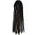 abordables Trenzas-Rastas Dreadlocks / Faux Locs la Habana Trenzas de caja Ombre 100% kanekalon pelo Cabello para trenzas 20 raíces / paquete